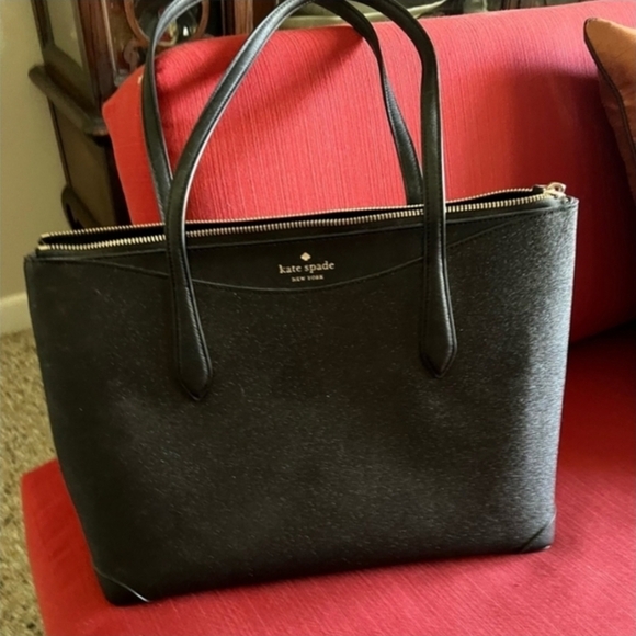 Kate Spade Charcoal Gray Tote Bag - Picture 2 of 9